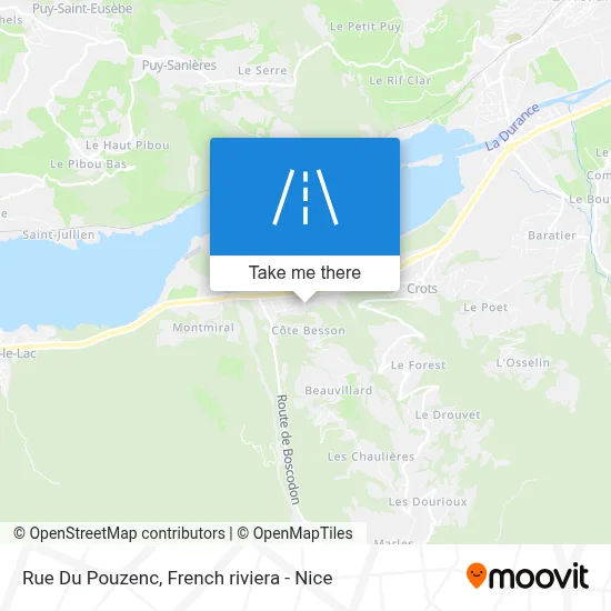 Rue Du Pouzenc map