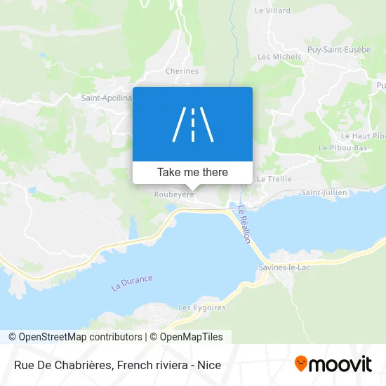 Mapa Rue De Chabrières