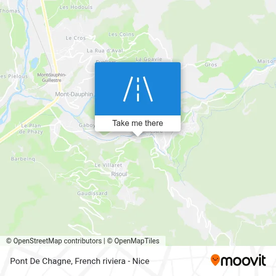 Pont De Chagne map