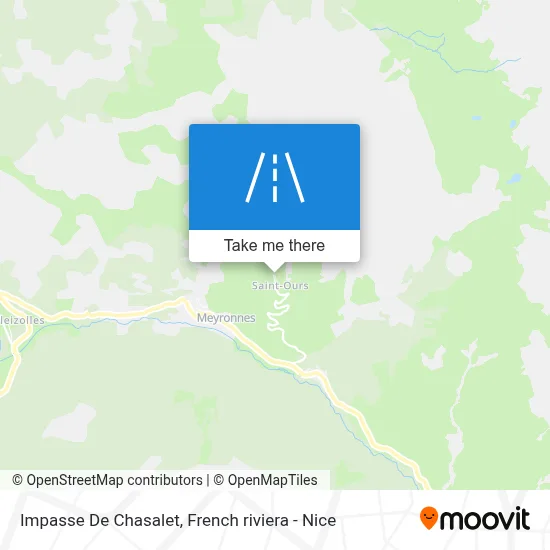 Impasse De Chasalet map