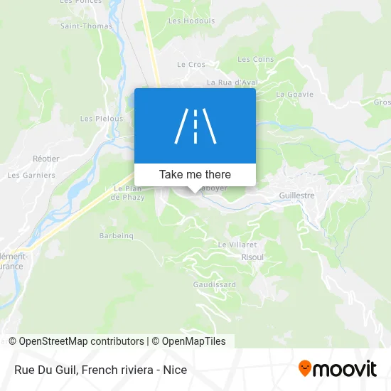 Mapa Rue Du Guil