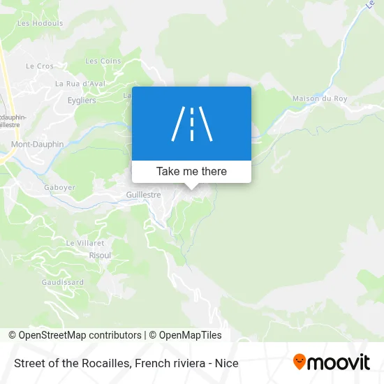 Rue Des Rocailles map