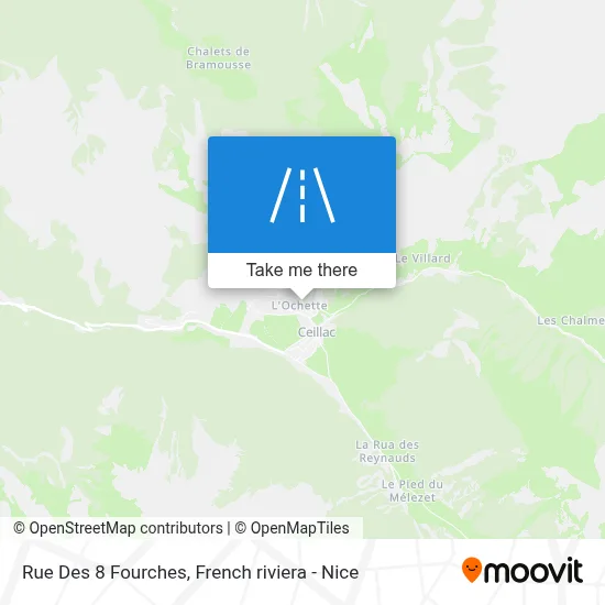 Rue Des 8 Fourches map