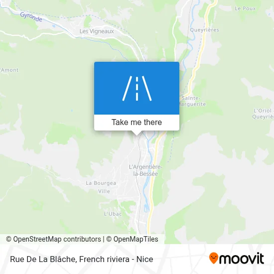 Rue De La Blâche map
