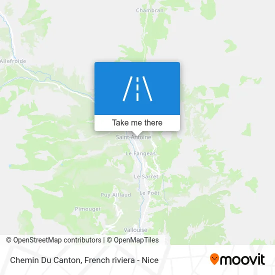 Chemin Du Canton map