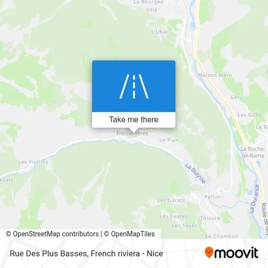 Rue Des Plus Basses map