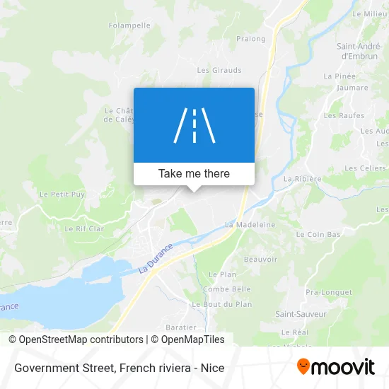Rue Du Gouvernement map