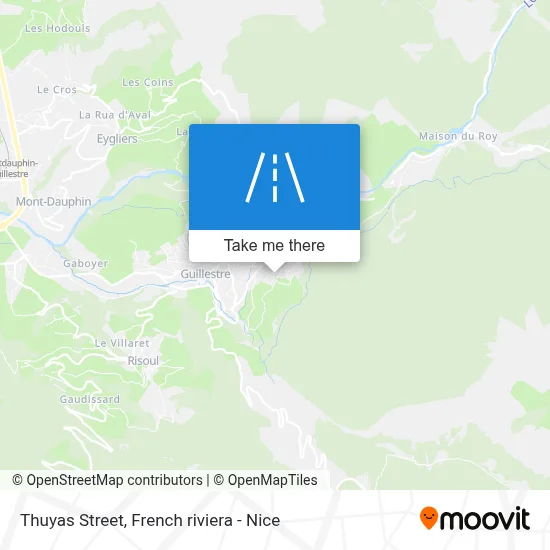Rue Des Thuyas map