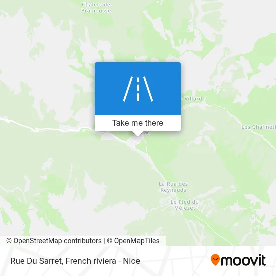 Mapa Rue Du Sarret