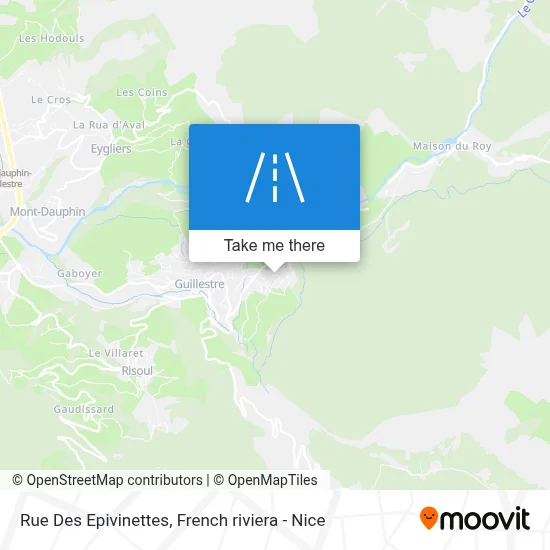 Rue Des Epivinettes map