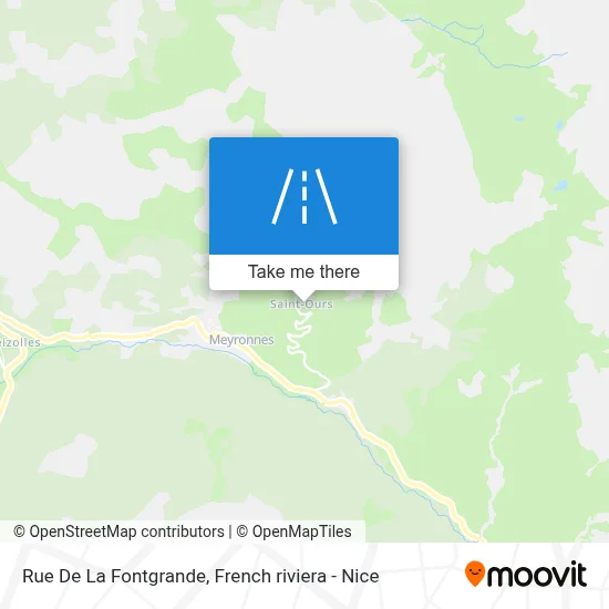 Rue De La Fontgrande map