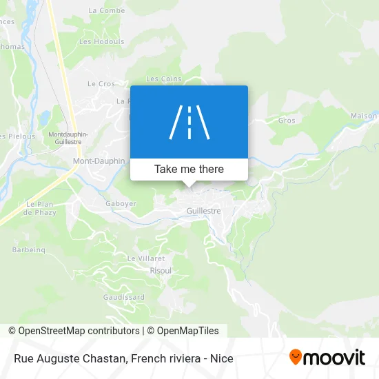 Rue Auguste Chastan map
