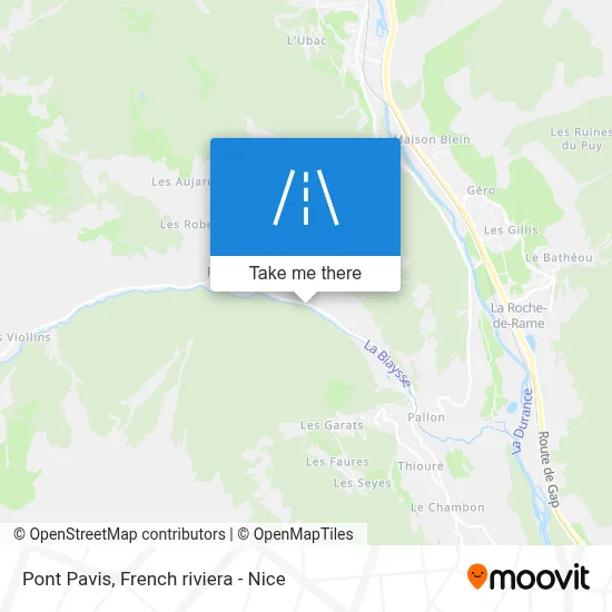 Pont Pavis map