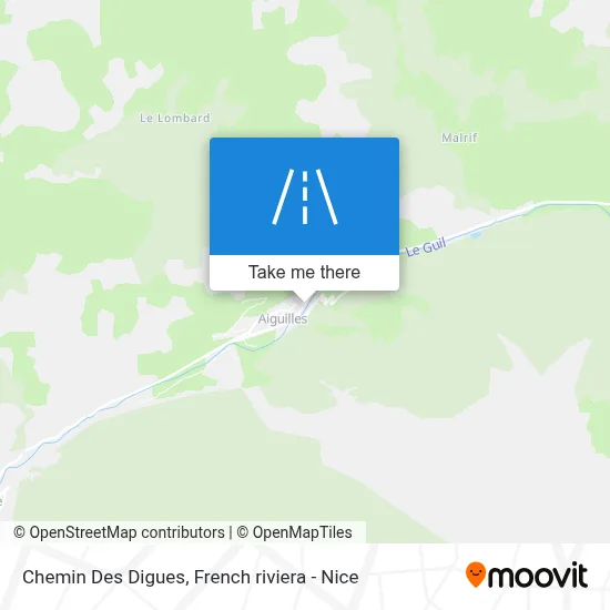 Chemin Des Digues map