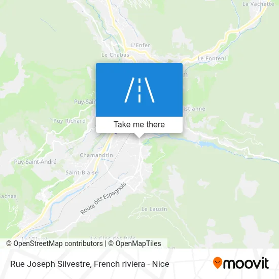 Rue Joseph Silvestre map