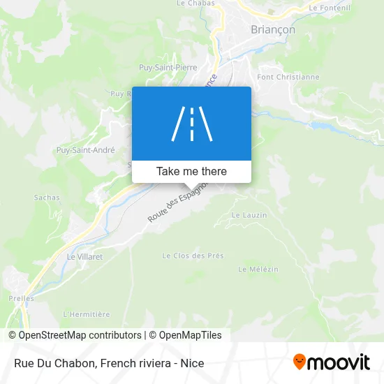 Rue Du Chabon map