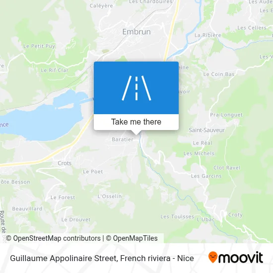 Rue Guillaume Appolinaire map