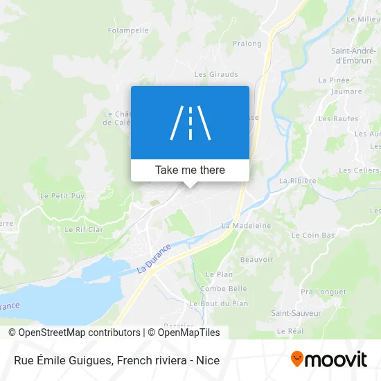 Rue Émile Guigues map