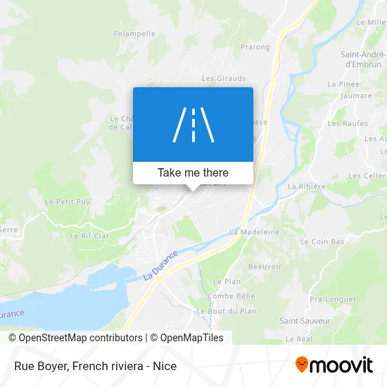 Rue Boyer map