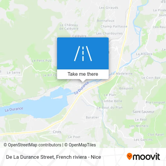 Rue De La Durance map