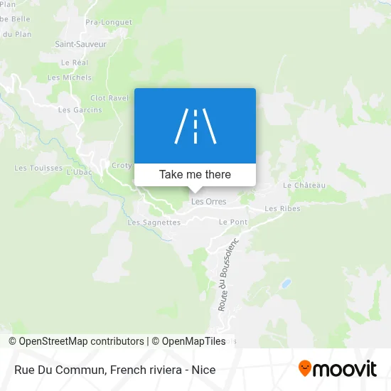 Rue Du Commun map