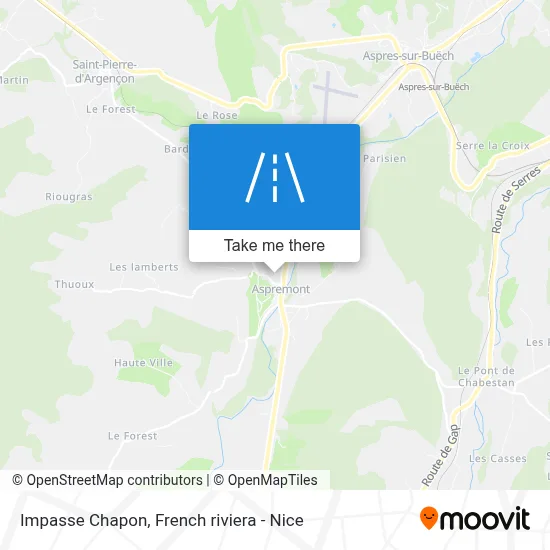 Impasse Chapon map