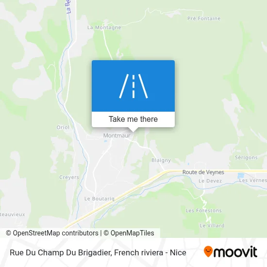 Rue Du Champ Du Brigadier map