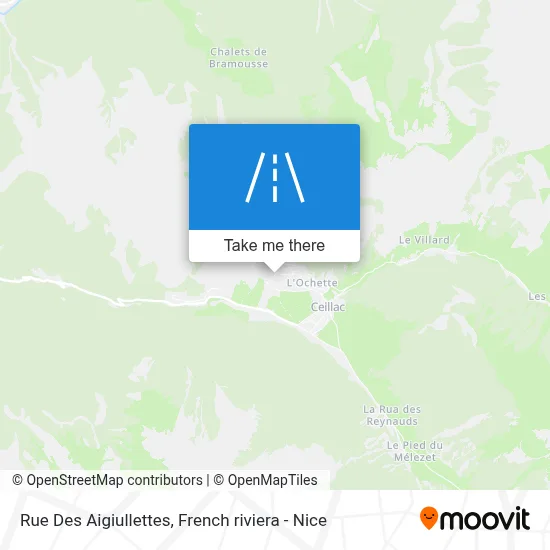 Rue Des Aigiullettes map