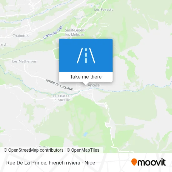 Rue De La Prince map