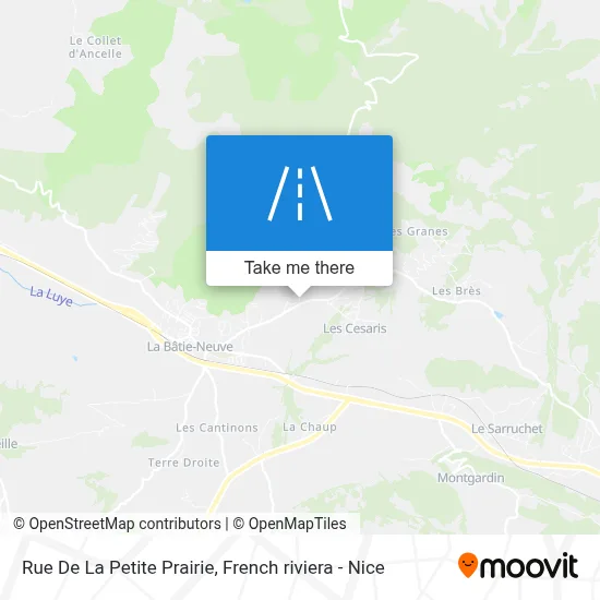 Rue De La Petite Prairie map