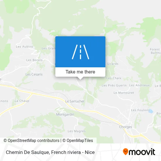Chemin De Saulque map