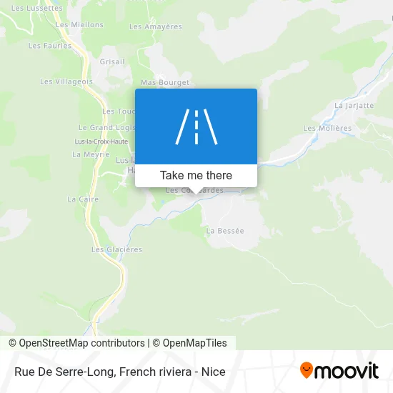 Rue De Serre-Long map