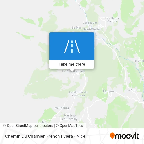 Chemin Du Charnier map