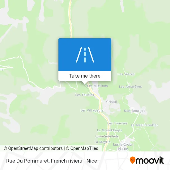 Rue Du Pommaret map