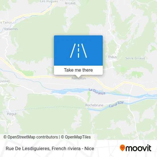 Rue De Lesdiguieres map