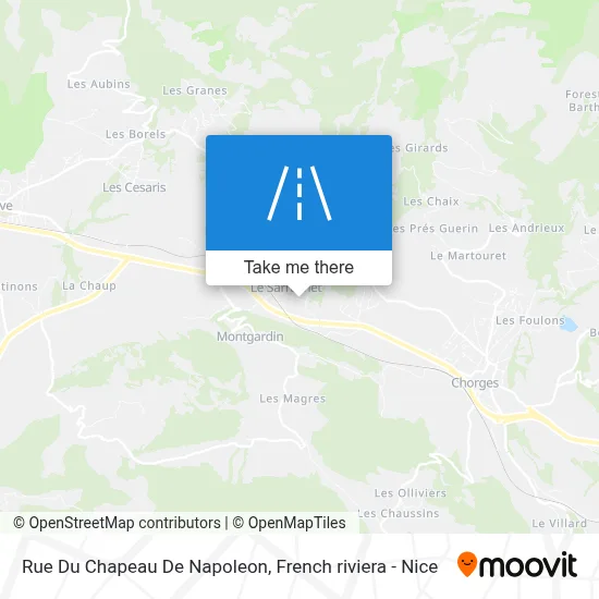 Rue Du Chapeau De Napoleon map