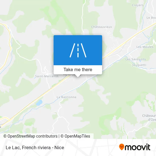 Le Lac map
