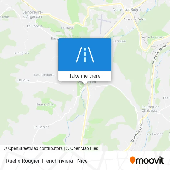 Mapa Ruelle Rougier