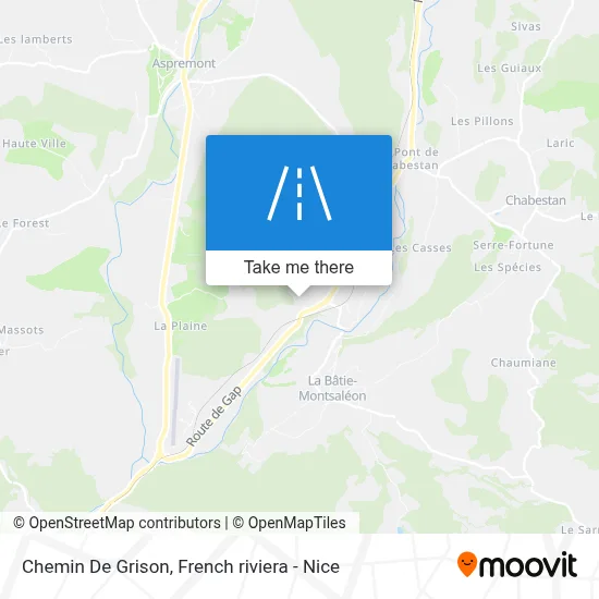 Chemin De Grison map