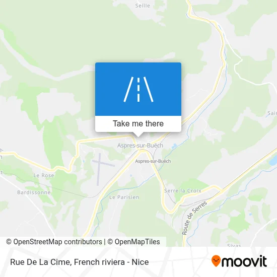 Rue De La Cime map
