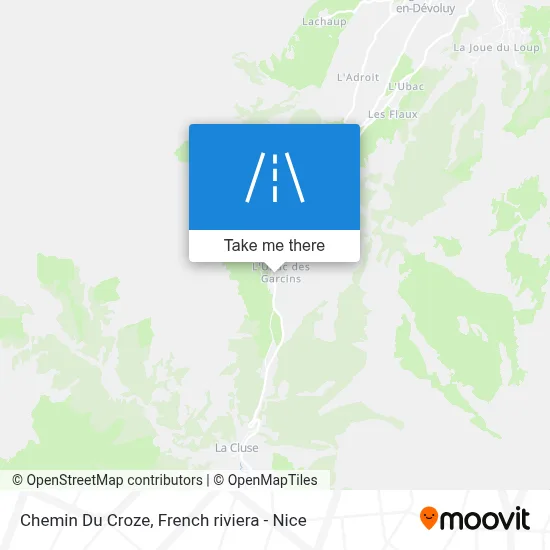 Chemin Du Croze map