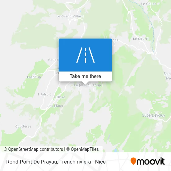 Mapa Rond-Point De Prayau