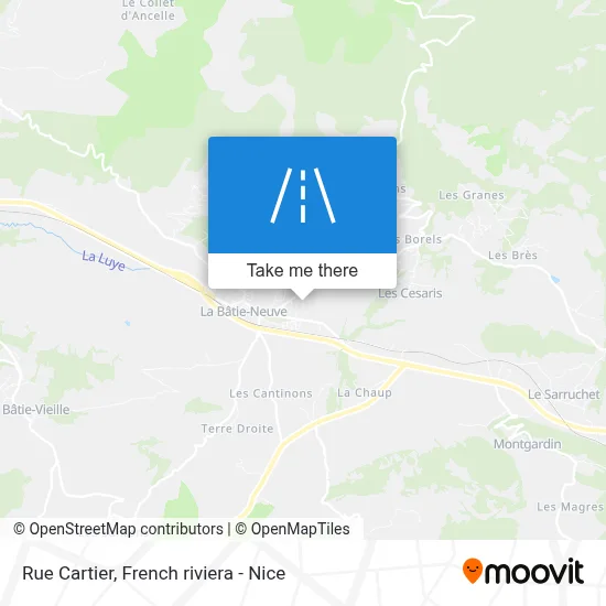 Rue Cartier map