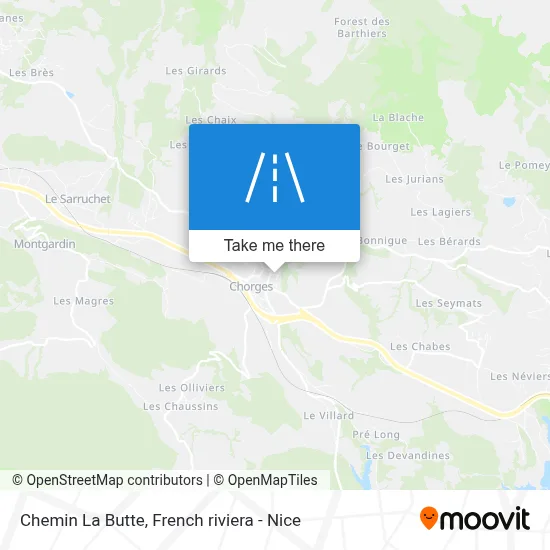 Chemin La Butte map