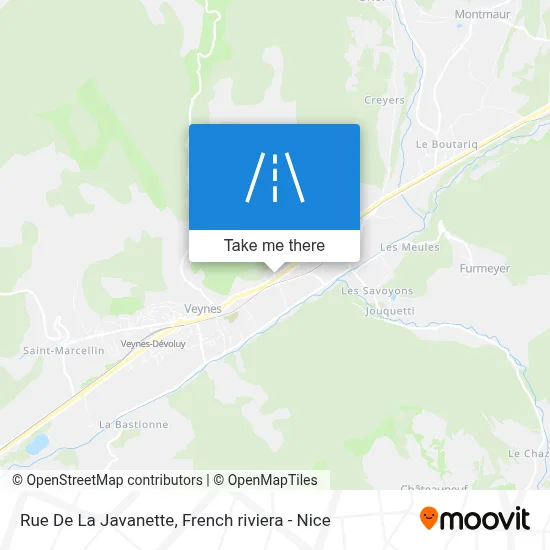 Rue De La Javanette map