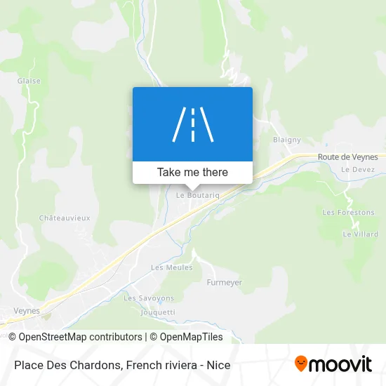 Place Des Chardons map
