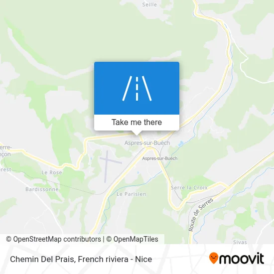 Chemin Del Prais map
