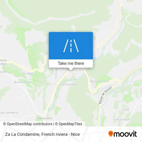 Za La Condamine map