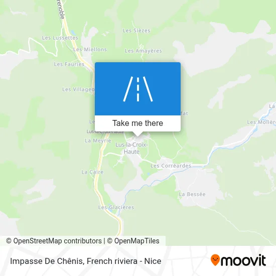 Impasse De Chênis map