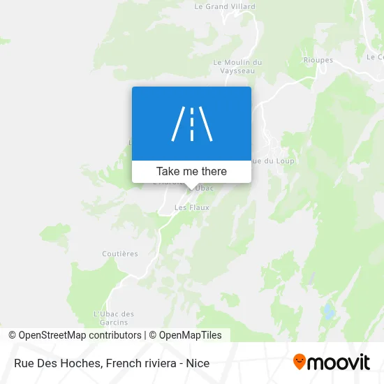 Rue Des Hoches map